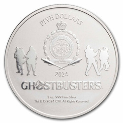 Niue: Ghostbusters - Slimer coloured 2 oz Silver 2024