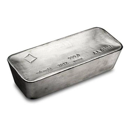 Argint de investiții 100 oz Rafinărie acreditată depozitat în antrepozit vamal din Zurich (Loomis)