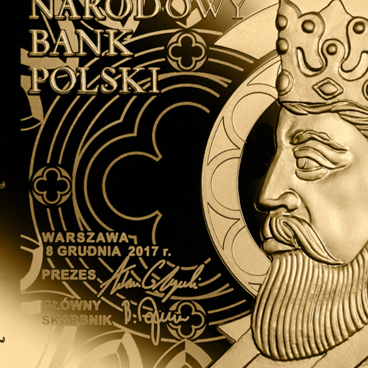 Polish circulation banknotes - 50 PLN banknote Gold 2025 Proof