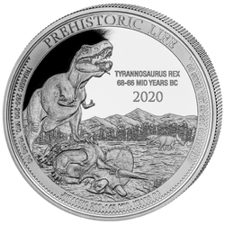 Congo: Prehistoric Life - T-Rex 1 oz Silber 2020