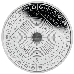 The Great British Treasure Hunt £5 Srebro 2026 Proof
