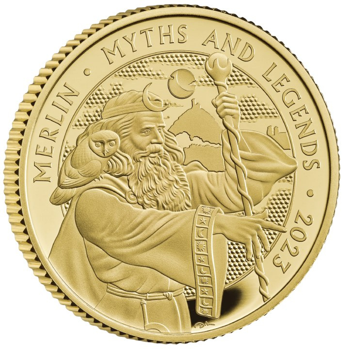 Myths & Legends: Merlin 1/4 uncji Złota 2023 Proof