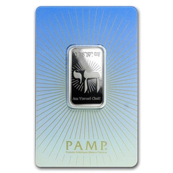 10 grammi Lingotto d'argento Pamp Suisse Giudaismo