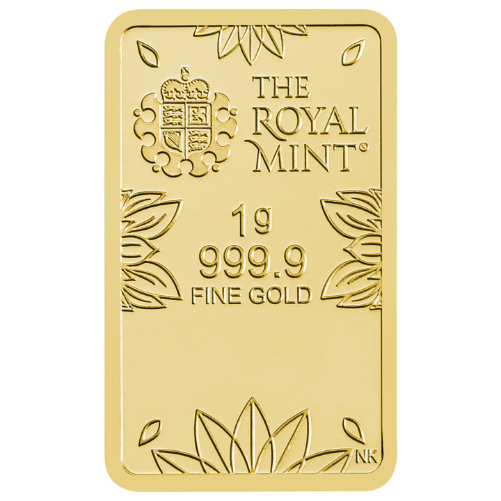 Lingote de Oro The Royal Mint - OM 1 g oro