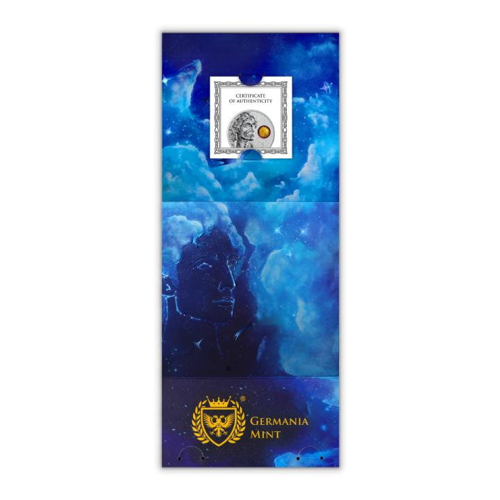 Malta Copernicus colorat 1 oz Argint 2023