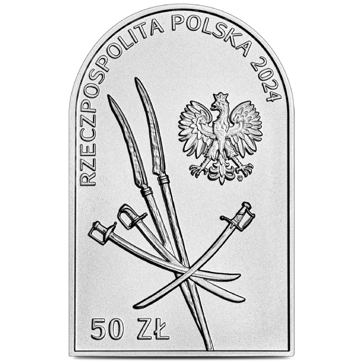 A Kościuszko-felkelés 230. évfordulója 50 zł ezüst 2024 magas domborzatú
