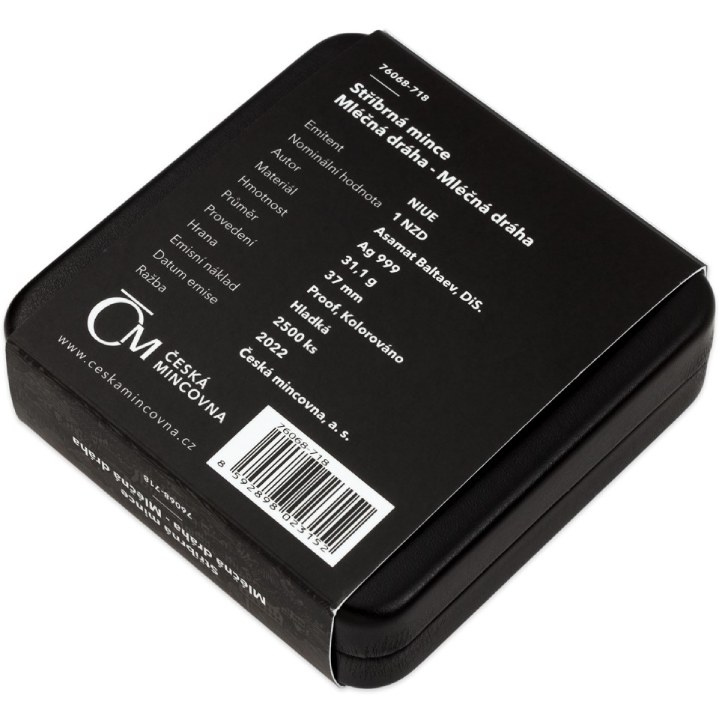 Niue: La Via Lattea - La Via Lattea colorata $1 Argento 2022 Proof