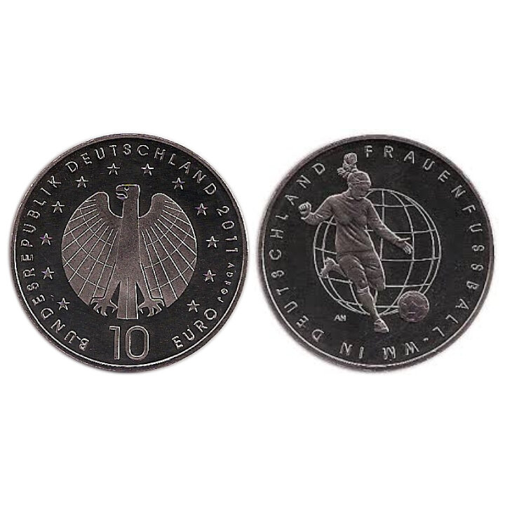 Germania, 10 Euro rame-nichel varie annate