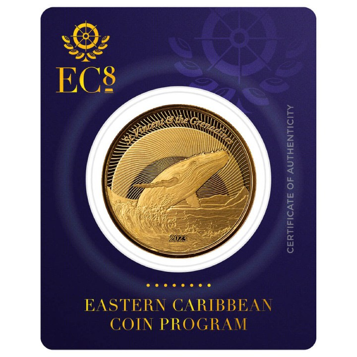 St. Vincent & The Grenadines - Humpback Whale 1 oz Gold 2023 Proof