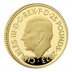 Harry Potter: Albus Dumbledore 1/4 uncji Złota 2023 Proof 