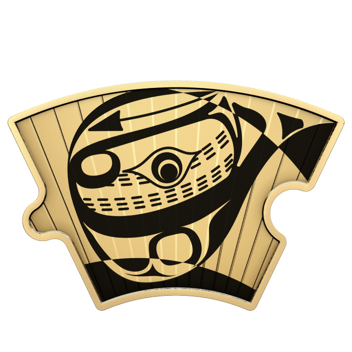 Set Canada: Il cerchio celeste colorato, placcato in oro 8 monete puzzle in argento 2023 Proof