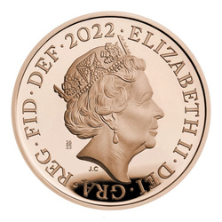 Set di 10 monete Sua Maestà la Regina Elisabetta Oro 2022 Proof