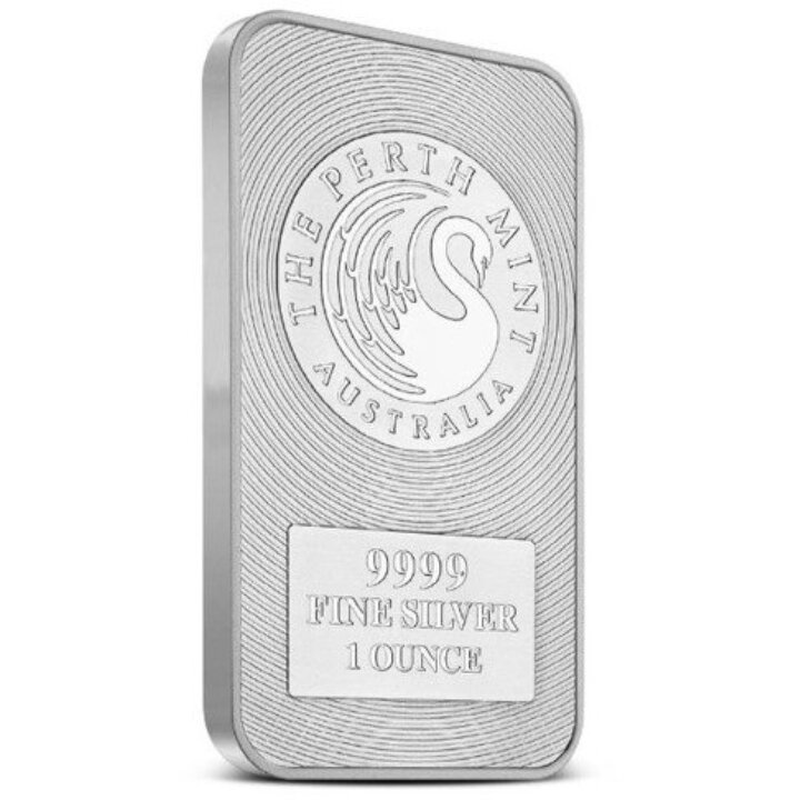 The Perth Mint: Sztabka 1 uncja Srebra LBMA GD Refiner