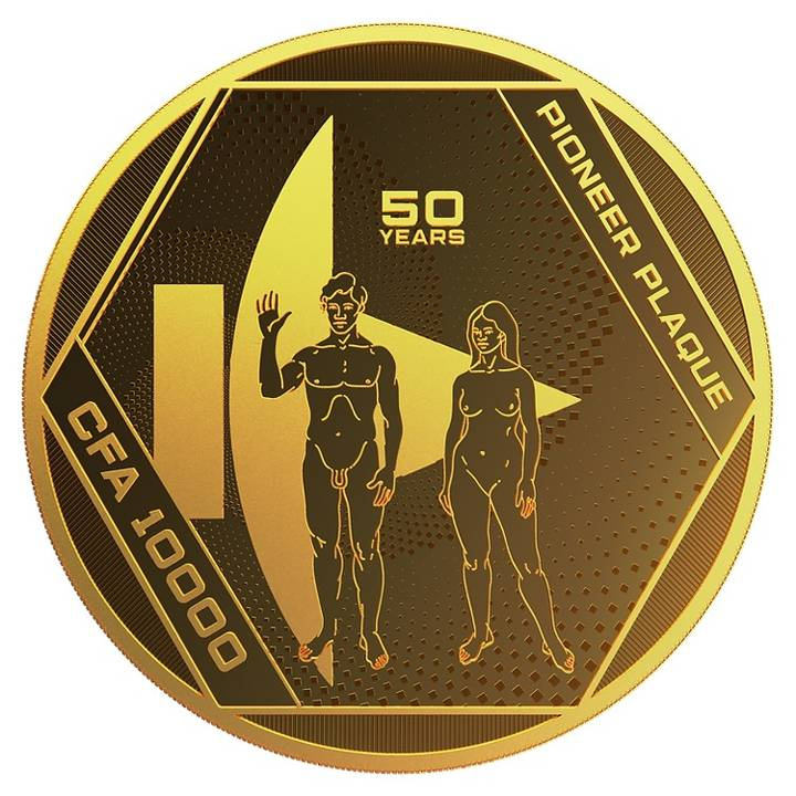 Czad: Pioneer Plaque 1 uncja Złota 2022 Prooflike