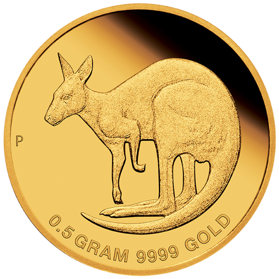 Australijski Kangur 0,5 grama Złota 2021