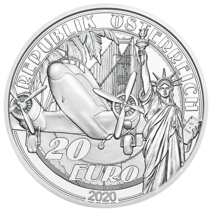 Dosáhnout nebe: Nad mraky 20 euro 2020 Proof