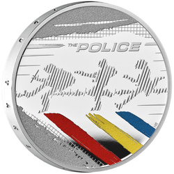 The Police coloured 1 oz Silber 2023 Proof