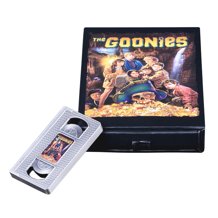 Samoa: The Goonies VHS Tape Colored 2 oz Silver 2025 Antiqued Shaped Coin