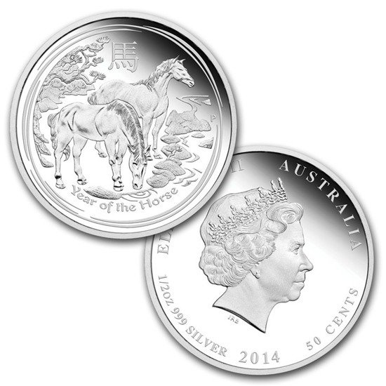Lunar II: Year of the Horse Set 3,5 oz Silber 2014 Proof