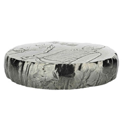 Fidji : Guerriers en terre cuite 5 onces d'argent 2019 Pièce vieillie