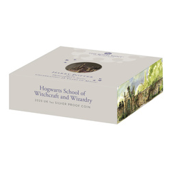 Harry Potter : École de sorcellerie et de magie de Poudlard 1 once en argent 2023 Proof