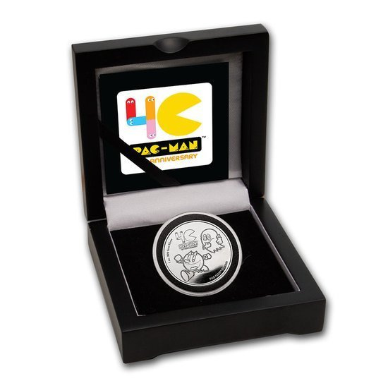 Niue: 40. výročí vzniku hry PAC-MAN 1 unce stříbra 2020 Proof