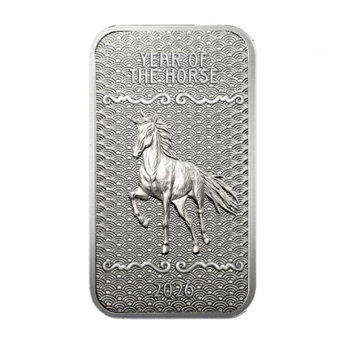 Silberbarren Pamp: Year of the Horse 1 Unze Silber 2026 Prooflike