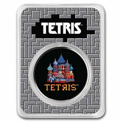Niue : Tetris coloré 1 once d'argent 2021