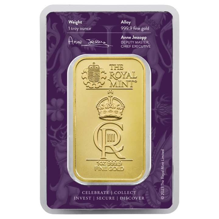 The Royal Celebration 1 oz Gold Bar 2023