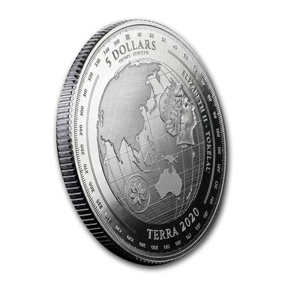 Tokelau: Terra 1 oz Silver 2020 Prooflike