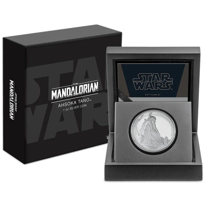 Niue: Star Wars The Mandalorian – Ahsoka Tano, 1 unce stříbra, 2022, proof