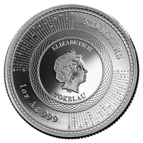 Tokelau: Vivat Humanitas 1 oz Plata 2020