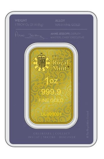 1 oz Goldbarren Una and the Lion