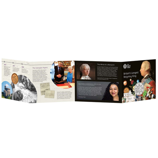 Reinado de Jorge III Níquel de Cobre 2020