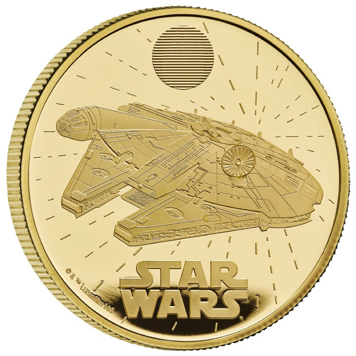 Star Wars: Millennium Falcon 1 uncia arany 2024 Proof