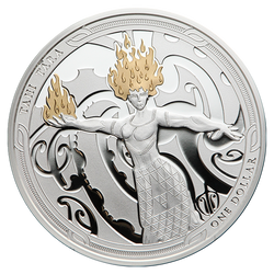 Set de 2 monedas de plata Maui y Diosa del Fuego 2019 Proof