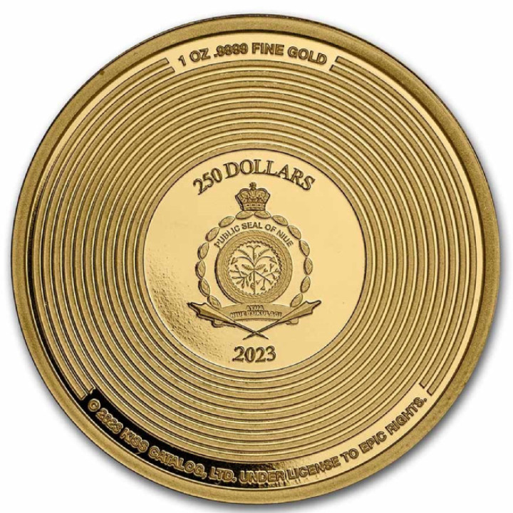 Niue: KISS 50th Anniversary 1 uncja Złota 2023