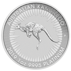 Canguro australiano 1 oncia di platino 2019