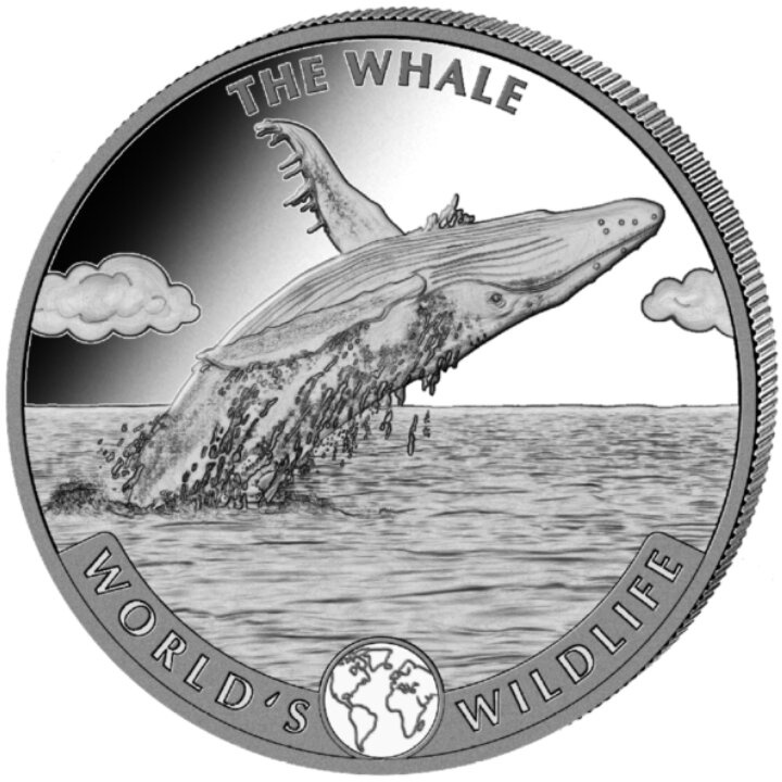Congo: World's Wildlife - Ballena 1 oz Plata 2020