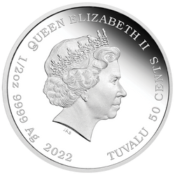 Lunar III: Mały Tygrys kolorowany 1/2 uncji Srebra 2022 Proof