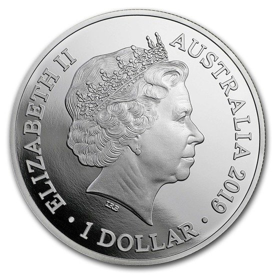 Delphin1 oz Silber 2019