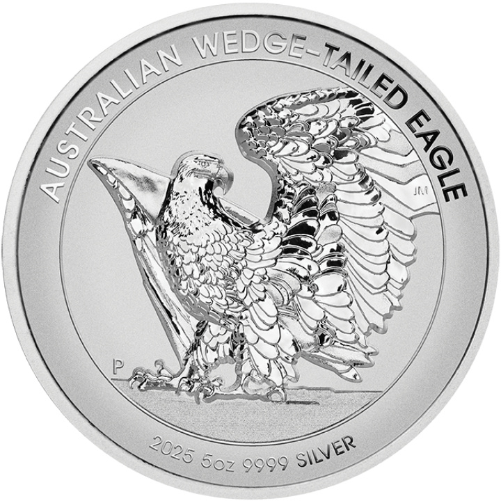 Aigle australien 5 onces d'argent 2025 Reverse Proof Ultra High Relief