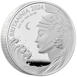 Britannia 2 uncje Srebra 2024 Proof