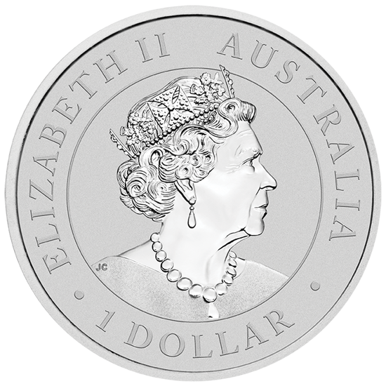 Australijski Emu 1 uncja Srebra 2021