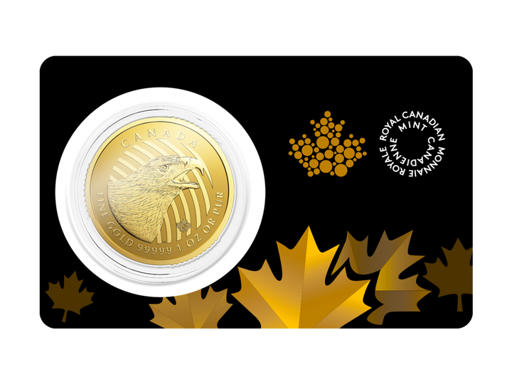 Aquila canadese d'oro 1 oncia d'oro 2018