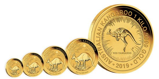 Australijski Kangur 1/10 uncji Złota 2019