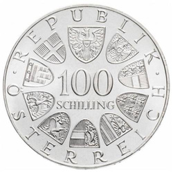 Austria, 100 Szylingów Ag.640 - Różne Roczniki