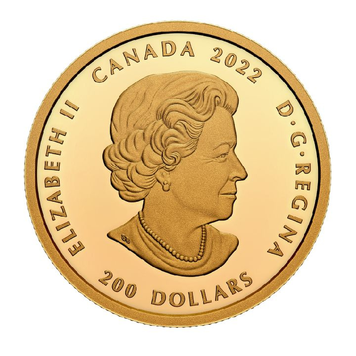 Kanada: Purely Brilliant Collection - Forevermark Black Label Cushion 1 uncia arany 2022 Proof Ultra High Relief