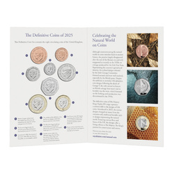 The 2025 United Kingdom Brilliant Uncirculated Definitive 8 Coins Coin Set 