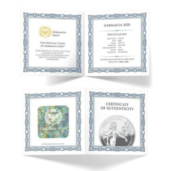 Germania 1 Onza Plata 2020 Proof